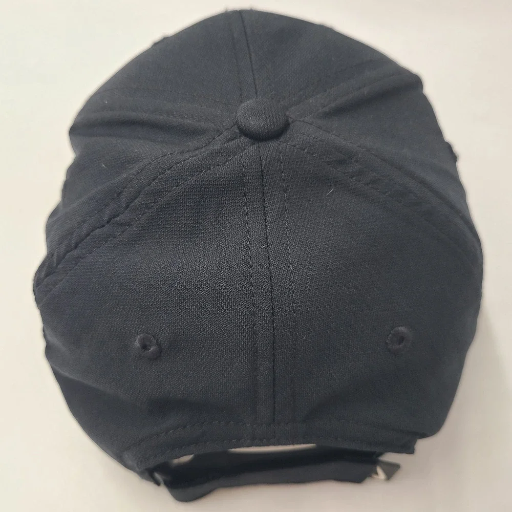 Nike Hat Adjustable Black White Transamerica Swoosh Logo Dri-Fit Club Cap Men